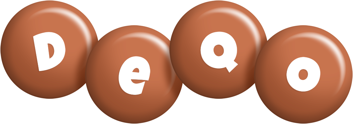 Deqo candy-brown logo