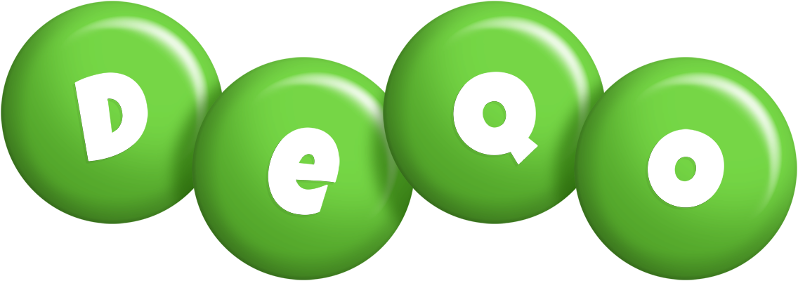 Deqo candy-green logo