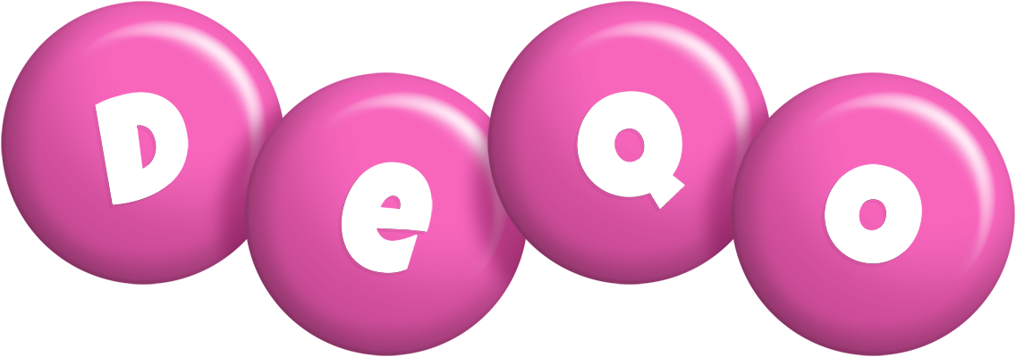 Deqo candy-pink logo