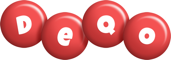 Deqo candy-red logo