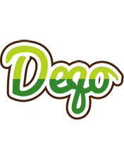 Deqo golfing logo