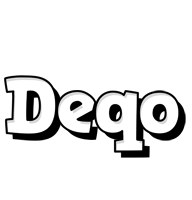 Deqo snowing logo