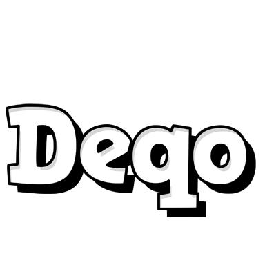 Deqo snowing logo