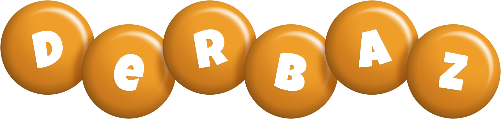 Derbaz candy-orange logo
