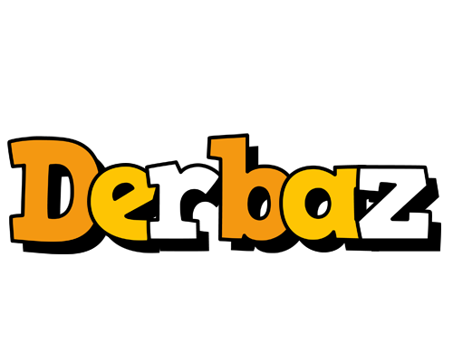 Derbaz cartoon logo