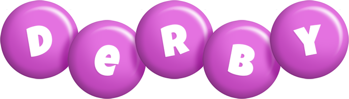 Derby candy-purple logo