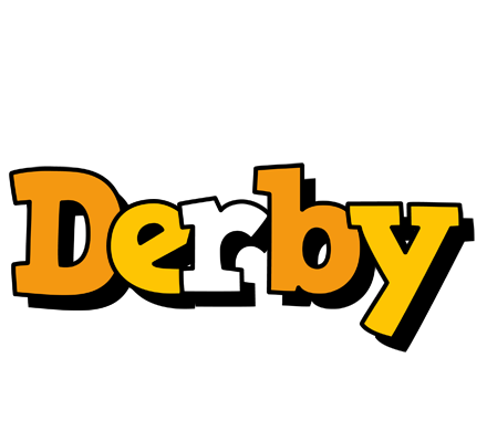 Derby cartoon logo