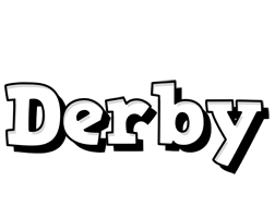 Derby snowing logo