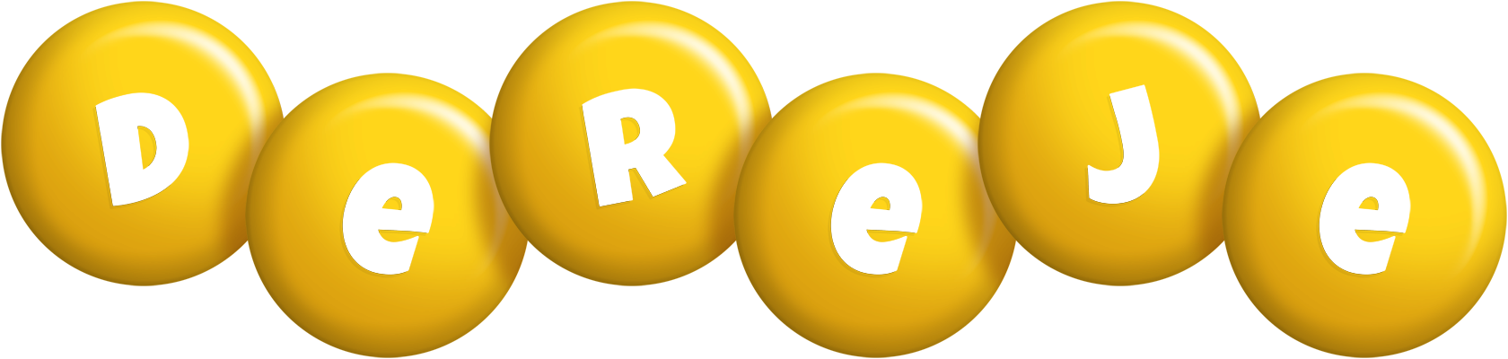 Dereje candy-yellow logo