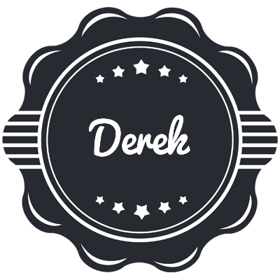 Derek badge logo