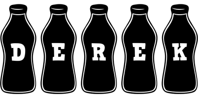 Derek bottle logo