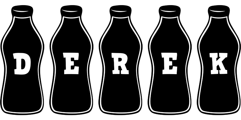 Derek bottle logo