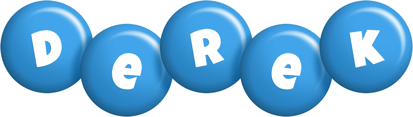 Derek candy-blue logo
