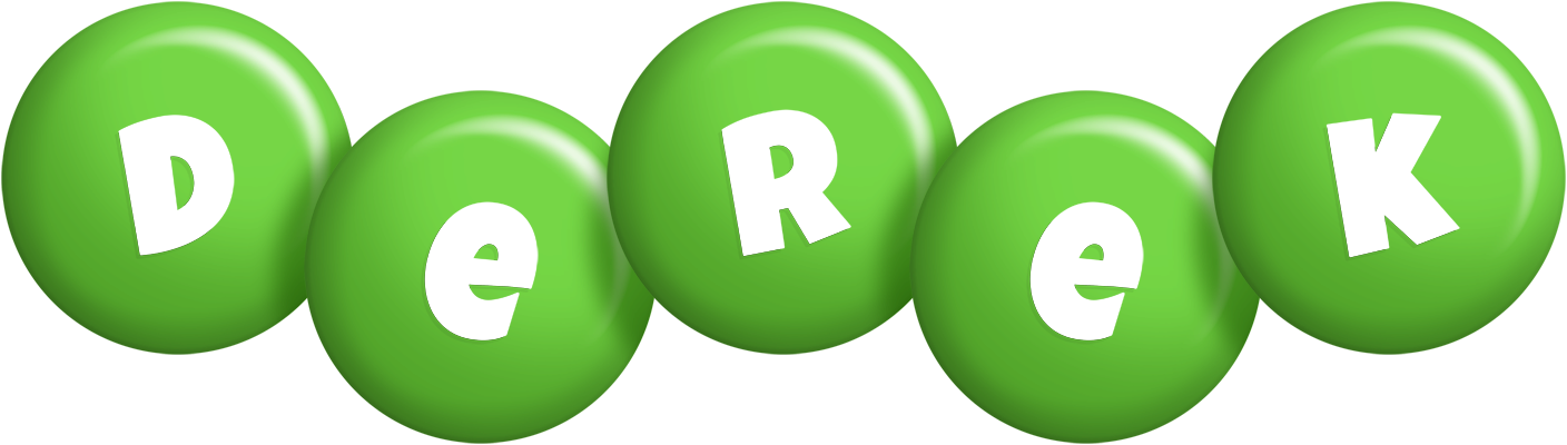 Derek candy-green logo