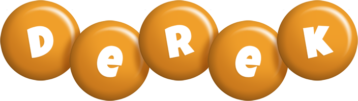 Derek candy-orange logo