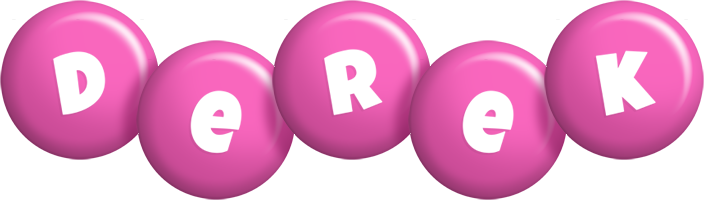 Derek candy-pink logo