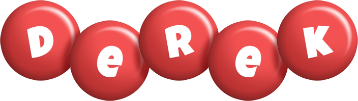 Derek candy-red logo