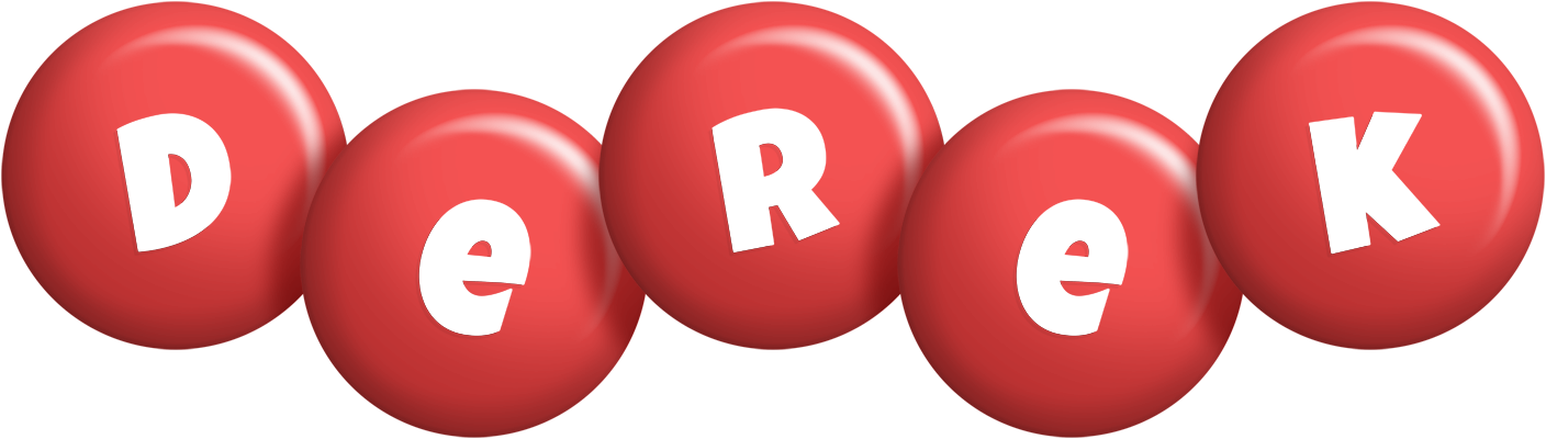 Derek candy-red logo