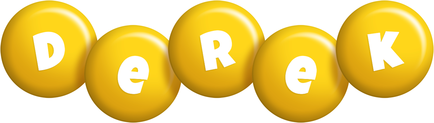 Derek candy-yellow logo