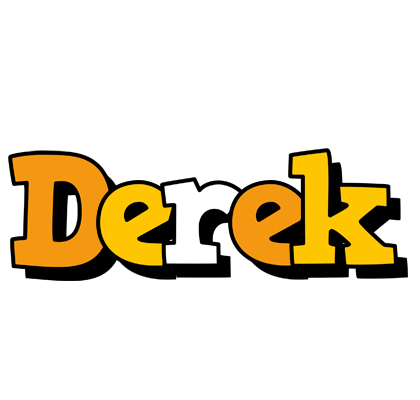 Derek cartoon logo