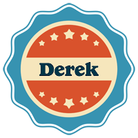 Derek labels logo