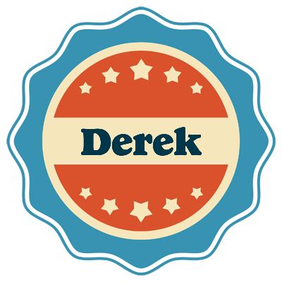 Derek labels logo