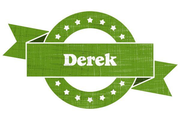 Derek natural logo