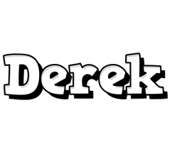 Derek snowing logo