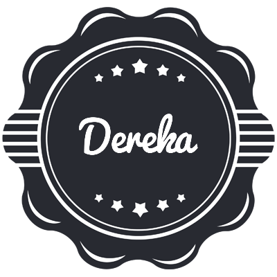 Dereka badge logo