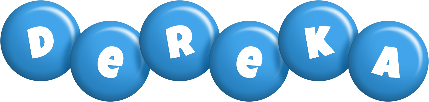 Dereka candy-blue logo