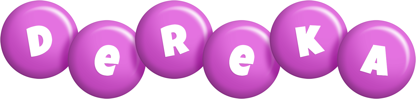 Dereka candy-purple logo
