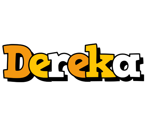 Dereka cartoon logo