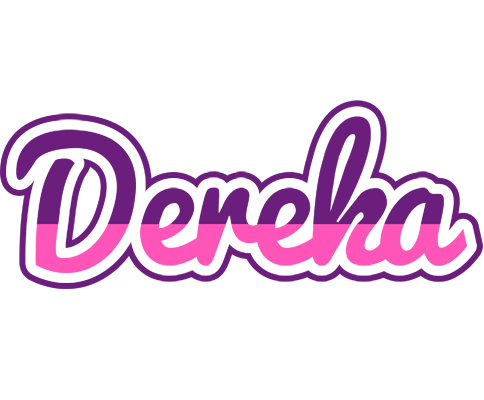 Dereka cheerful logo