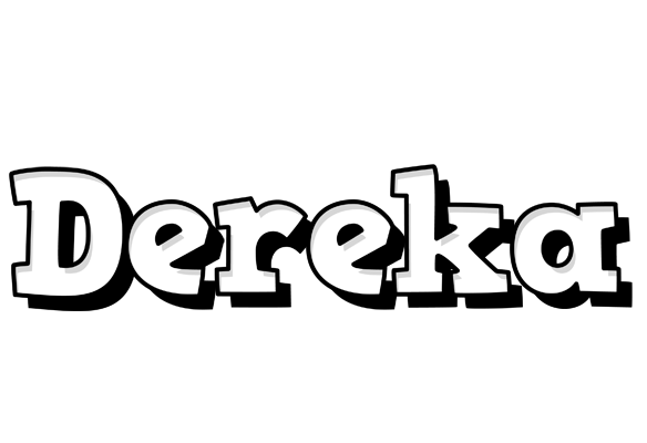Dereka snowing logo