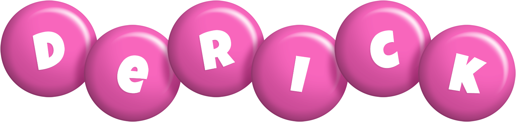 Derick candy-pink logo