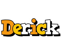 Derick cartoon logo