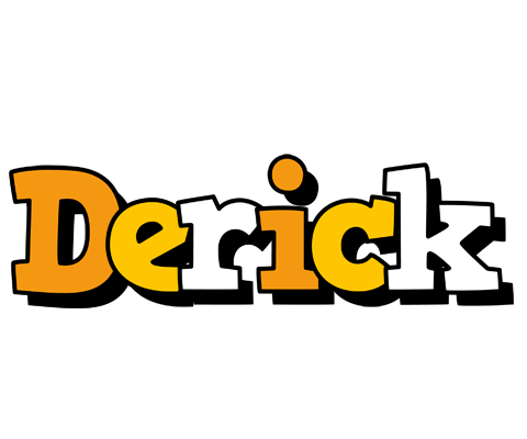Derick cartoon logo