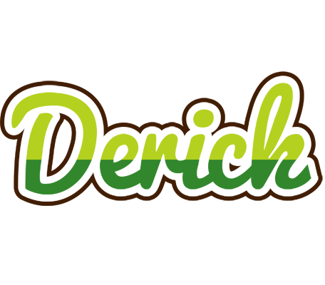 Derick golfing logo