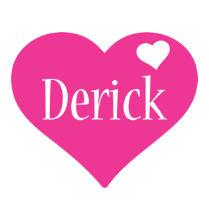 Derick love-heart logo