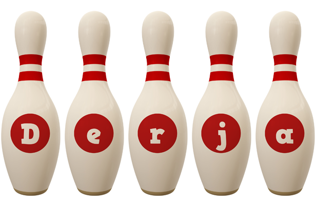 Derja bowling-pin logo
