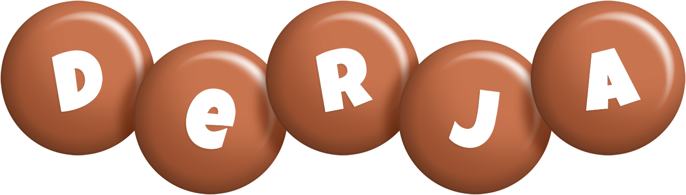 Derja candy-brown logo