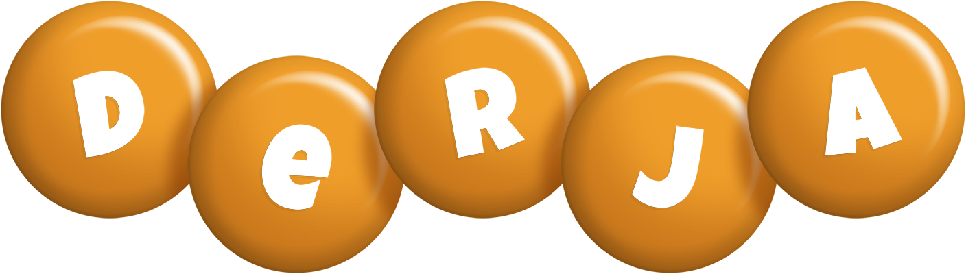 Derja candy-orange logo