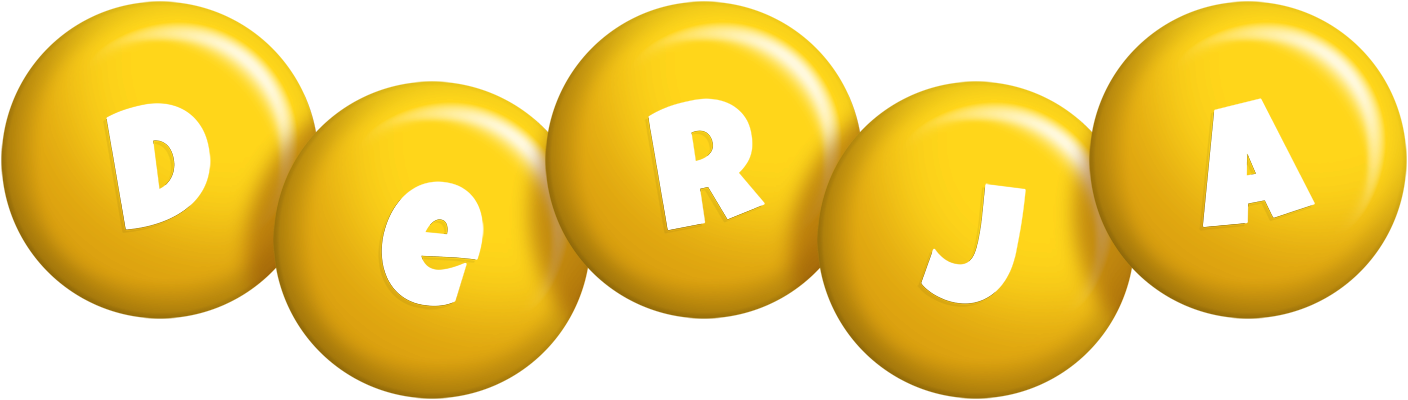 Derja candy-yellow logo