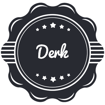 Derk badge logo