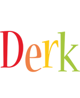 Derk birthday logo