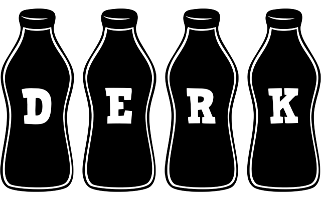 Derk bottle logo