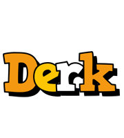 Derk cartoon logo