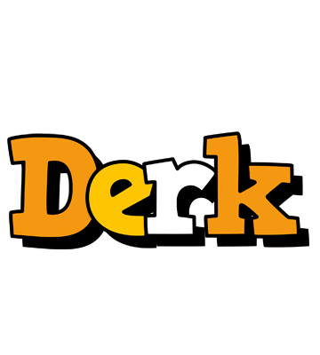 Derk cartoon logo