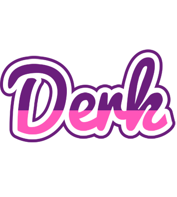 Derk cheerful logo