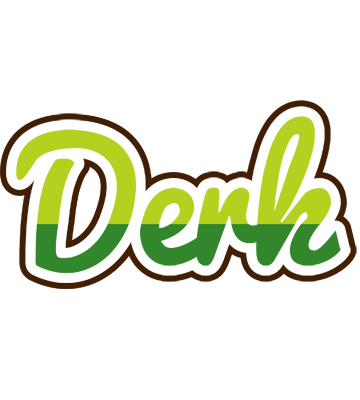 Derk golfing logo